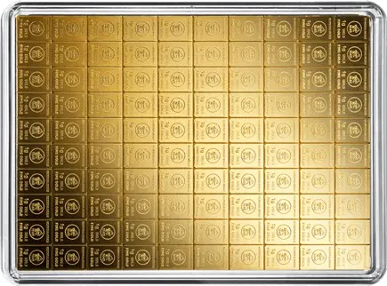 100 x 1 g CombiBar Goldtafel Heimerle und Meule