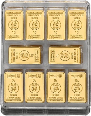 250 x 1 g Gold UnityBox L Heimerle und Meule
