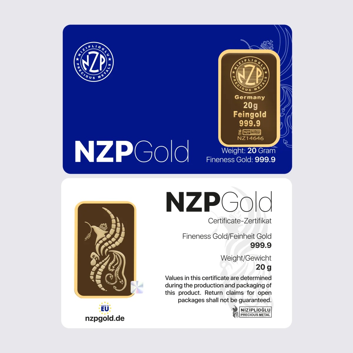 20g Goldbarren NZPGOLD