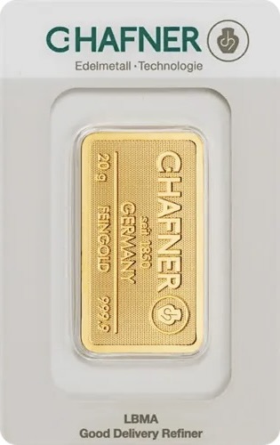 20g Goldbarren C.hafner