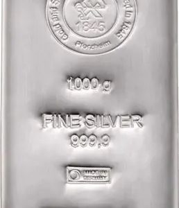1000g Silberbarren Heimerle + Meule