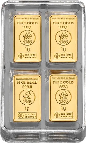 36 x 1 g Gold UnityBox XS Heimerle und Meule